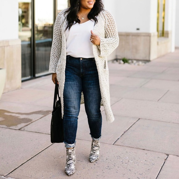 Coffee Shop Two-Tone Cardigan In Light Olive - Picture 3 of 8